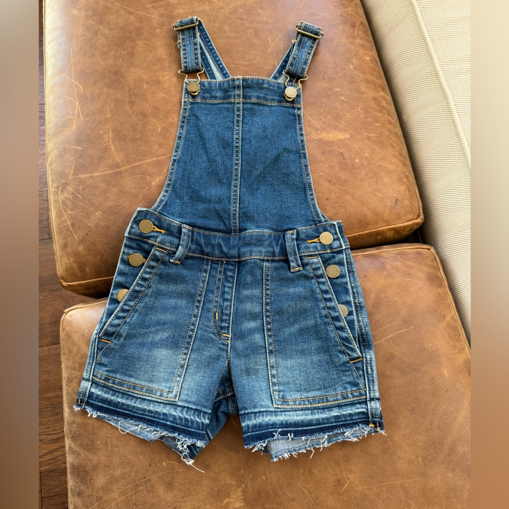Crewcuts denim overall for girls. Brand new with tags. Size 5Y.